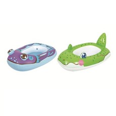 물놀이 튜브 만화 물 게임 부동 행 에어 매트리스 긴 풍선 모터 보트 해먹 여름 수영장, D 랜덤 스타일, 협력사