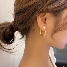 진주링귀걸이14k