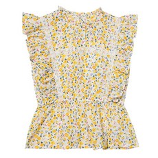 꼬망스샤인플라워블라우스