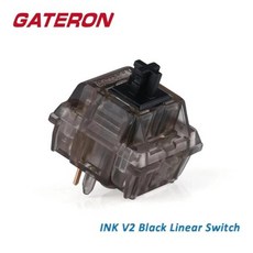INK V2 스위치 기계식 DIY 검정색 5핀 선형 게임용 MX 키보드 스왑, 110 pcs