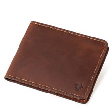 지갑 남자의 소 가죽 Anti-theft RFID Bifold 숏 멀티 카드 남성 Mony 가방 동전 홀더
