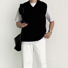 남자오버핏여름조끼