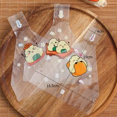 삼각김밥 포장지 1000매 오니기리 삼각형 1 50개 투명/1000개 작은 특수 김밥, 200개, 200개