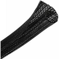CrocSee 10ft-1/2 인치 편조 케이블 관리 슬리브 코드 보호기-TV / 컴퓨터 / 홈 시어터 / 엔진 베 이용, 단일상품