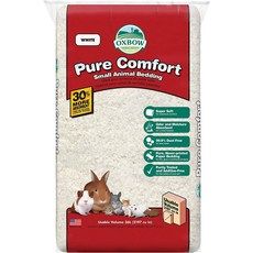 36 Liter White Oxbow Pure Comfort Small Animal B 36리터 흰색 옥스보우 퓨어 컴포트 소형 동물 침구 - 냄새 및 수분 흡수 먼지가, Blend, 178 Liter, 1개