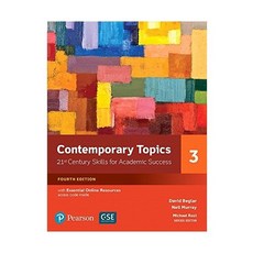 Contemporary Topics 3 with Essential Online Resources, Pearson, 9780134400792, David Beglar, Neil Murray