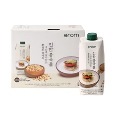 이롬 황성주 박사의 국산콩 갈아만든 진한 콩국물, 6개, 750ml