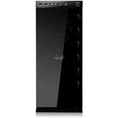 In Win 805CG-IEARB (Gold) Tempered Glass Compact ATX Mid-Tower Computer Case (CF05)-B016CJEO8G, Blackone size