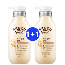 다봄마켓 [아모레]1+1프레시팝 두피 진정 샴푸 알로에&오트500ml, 1개