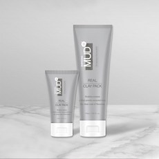 보령 머드 리얼 클레이 팩 세트 150ml + 30ml 여행용 팩 피부 모공 관리 피지 제거 클렌징 팩 명절 선물, 1개, 1세트
