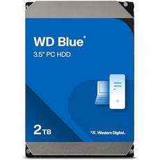 Western Digital 2TB WD Blue PC 내장 하드 드라이브 - 7200 RPM 등급 SATA 6Gb/s 256MB 캐시 3.5인치 WD20EZBX, 기본 - wd20ezbx