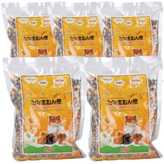 부산사료 스페셜 건강 혼합 햄스터 사료, 600g, 5개
