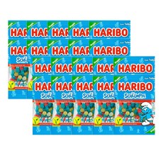 Haribo 하리보 더 스머프 스몰 젤리 200g 20개