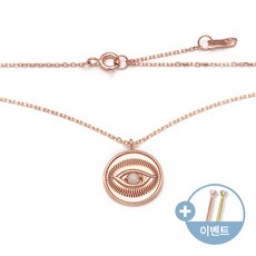 [비앤비골드]18K 유니크 라운드 눈 오팔 목걸이 JNN26279