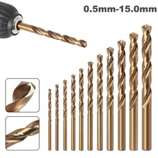 0.5-15 공경 6542 전마 직사각형 드릴 스테인리스강 드릴 구멍 전용 드릴 세트 도매 대발, 10.9mm, 1개