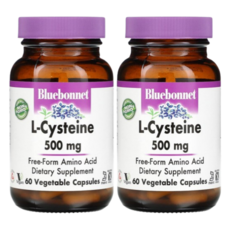 블루보넷 뉴트리션 L-시스테인 500mg 베지 캡슐 60정, 2개