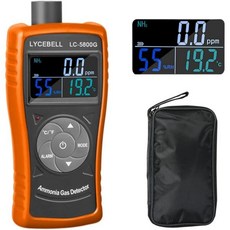 암모니아 가스 검출기 LC5800G 0~100 PPM NH3 모니터 입자 온도℉℃ 습도 가금류용, 1개
