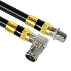 마하링크 국산 골드 고급형 RF 안테나 블랙 5C 꺾임 연장 동축 수제작 케이블 30M, MLZ-GRLA300(30m), 1개