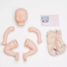 리본돌 애착 인형 구체관절 프리미엄 부품 실물 은행 키트 Rosalie 미완성 c, 01 20 inch, 01 doll kit