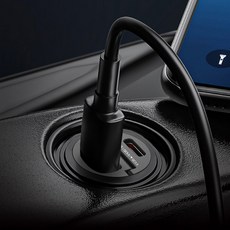 비잽 45W 초고속충전2.0 차량용 시거잭 충전기 듀얼초미니매립형 PD PPS QC5.0, 260_듀얼 C+C타입 45W 초미니 시거잭 260_듀얼 C+C타입 45W 초미니 시거잭
