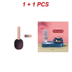 반려견 자동 물 공급기 고양이 먹이 그릇 분수 그릇 마시는 스탠드 접시 그릇 고양이 먹이 그릇 2 in, 01 01 CHINA, 06 06 2pcs set