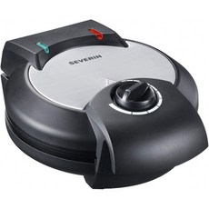 [독일] SEVERIN WA 2103 와플 기계 비 스틱 코팅 (1 300 W) 스테인레스 스틸 / 블랙, 단일상품
