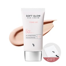 넘버에잇 소프트 글로우 톤업 선크림 SPF50+ PA++++ 광채 윤광 1개 50ml 상품 이미지