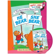 노부영 닥터수스 Dr.Seuss He Bear She Bear (원서 & CD), 제이와이북스