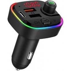 차량 오디오 유민 FM 송신기 자동차 MP3 플레이어 오디오 수신기 FM 송신기 USB 차량 충전기 주변 조명, 단일옵션