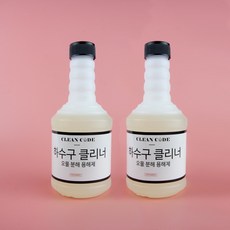 클린코드 배수구 클리너 유분 유지방 오물분해 하수구 용해제, 2개, 650ml - 파이프클리너