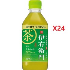 일본 산토리 이에몬 녹차 350ml 24팩, 24개