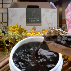 [인포벨 홈쇼핑]홍성호 울릉도 마가목 흑염소진액 부모님 선물 건강 기력 진한 흑염소 엑기스 즙 토종 국내산, 33개, 70ml