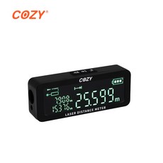 코지 레이저 거리 측정기 CZ-NLDM 50m (배터리포함) LDC디스플레이 면적 부피, 1개
