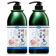 더블모 어성초 청앤쿨 샴푸 750ml 대용량 쿨샴푸 두피 각질 쿨링 케어