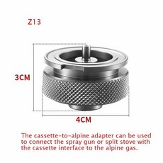 부탄 가스 스토브 어댑터 액세서리 리필 캠핑 장비, 04 Z13 × 1개, 1개
