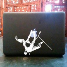 Rock Mountain Climbing Macbook Pro Skin Vinyl Decal Sticker, 상세내용참조