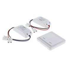 QDY 이중 채널 AC85-260V 433.92Mhz RF 무선 스위치 원격 컨트롤러 100M 가정용 조명 무선 원격 제어, 모델명