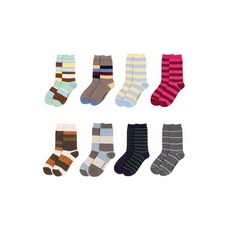 아이헤이트먼데이 Everyday Stripe Socks 2 Set, 보거, free_베자