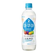 롯데칠성음료 아쿠아 제로 음료, 18개, 500ml