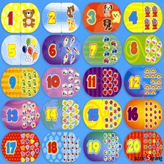 1부터20까지숫자퍼즐48조각