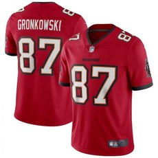 럭비 저지 미식축구 nfl 유니폼 남자 럭비티 풋볼 Tampa Bay Buccaneers 번호 87 Rob Gronkowski 스포츠웨어