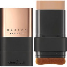 조성아TM 메가 핏 스틱 파운데이션 마스터 SPF50+ PA++++ 16g, 샌드 베이지, 1개 글로우 02호 샌드 베이지, 1개