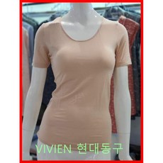 [현대백화점][비비안]VIVIEN 여성반팔기본 텐셀소재 내의상의2종세트 (LG7399(SET))