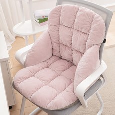 Maxinsk 등받이의자전기방석 1인용 의자 온열 방석 겨울 등받이 의자 쿠션 전기매트, 연핑크