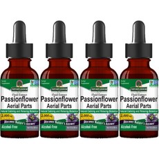 네이처스앤서 고흡수 패션 플라워 에리얼 파츠 시계꽃 2000mg 액상 액체, 30ml, 4개