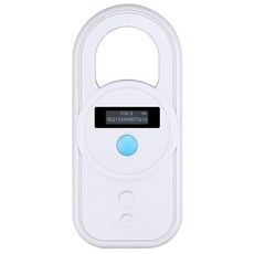 애완 동물 칩 스캐너 인식 리더기 마이크로칩 등록 반려동물 식별 라벨, W91A(화이트)(스마트 컬러 스크린), 1개