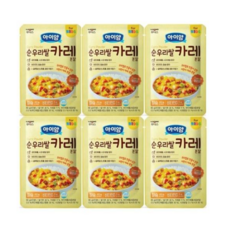 일동후디스 순우리쌀 카레 분말 80g, 6개