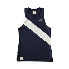 -복지 여성-트랙 스미스 Rabbit Van Cortlandt Singlet 클래식 통기성 조끼, 네이비/아이보리