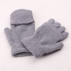 두가지 스타일 오픈형 따뜻한 양털장갑 벙어리 손가락