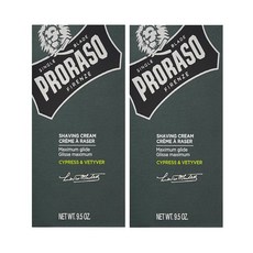 Proraso 이탈리아 프로라소 시프레 베티버 쉐이빙 크림 튜브 275ml 2팩, 2개